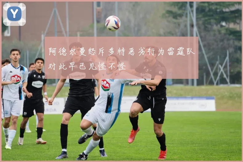 阿德尔曼怒斥多特恶劣行为雷霆队对此早已见怪不怪